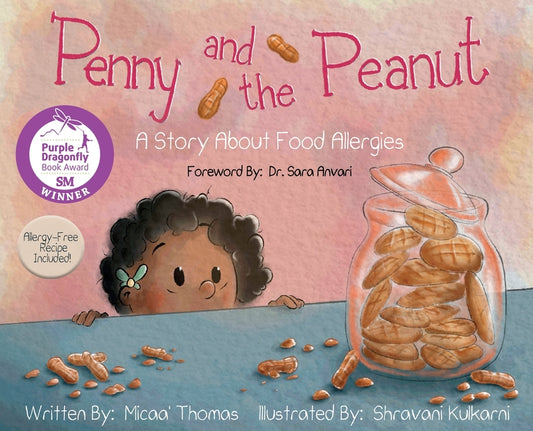 Book cover for Penny and the Peanut: A Story About Food Allergies