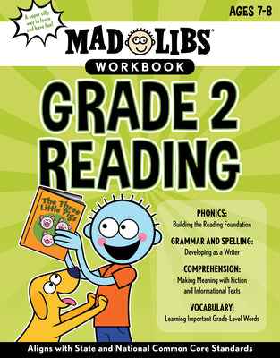 Book cover for Mad Libs Workbook: Grade 2 Reading: World's Greatest Word Game