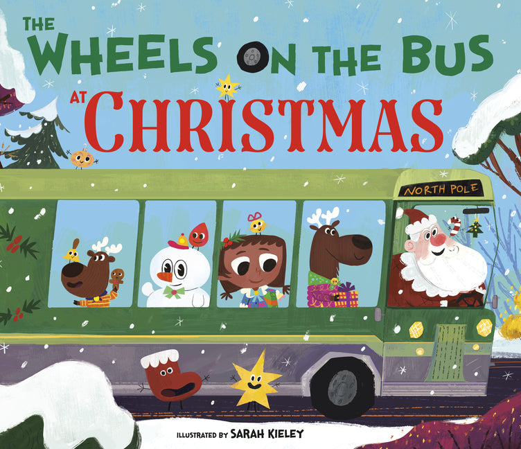 Book cover for Wheels on the Bus at Christmas