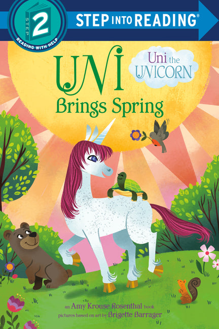 Book cover for Uni Brings Spring (Uni the Unicorn)