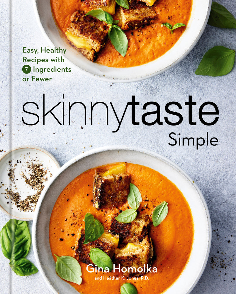 Book cover for Skinnytaste Simple: Easy, Healthy Recipes with 7 Ingredients or Fewer: A Cookbook