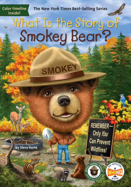 Book cover for What Is the Story of Smokey Bear?