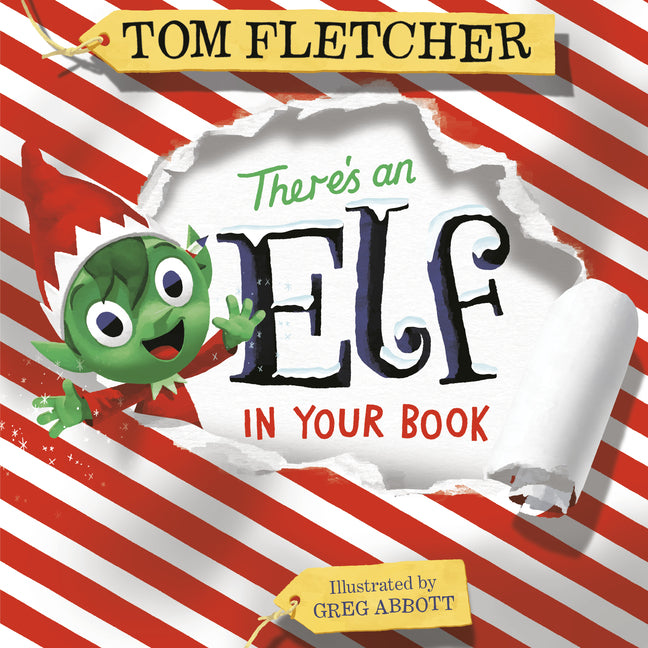 Book cover for There's an Elf in Your Book: An Interactive Christmas Book for Kids and Toddlers