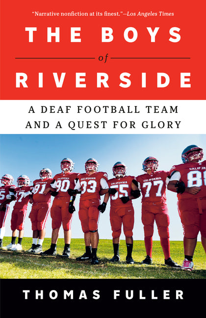 Book cover for Boys of Riverside: A Deaf Football Team and a Quest for Glory
