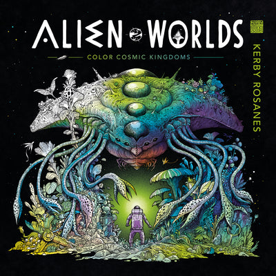 Book cover for Alien Worlds: Color Cosmic Kingdoms