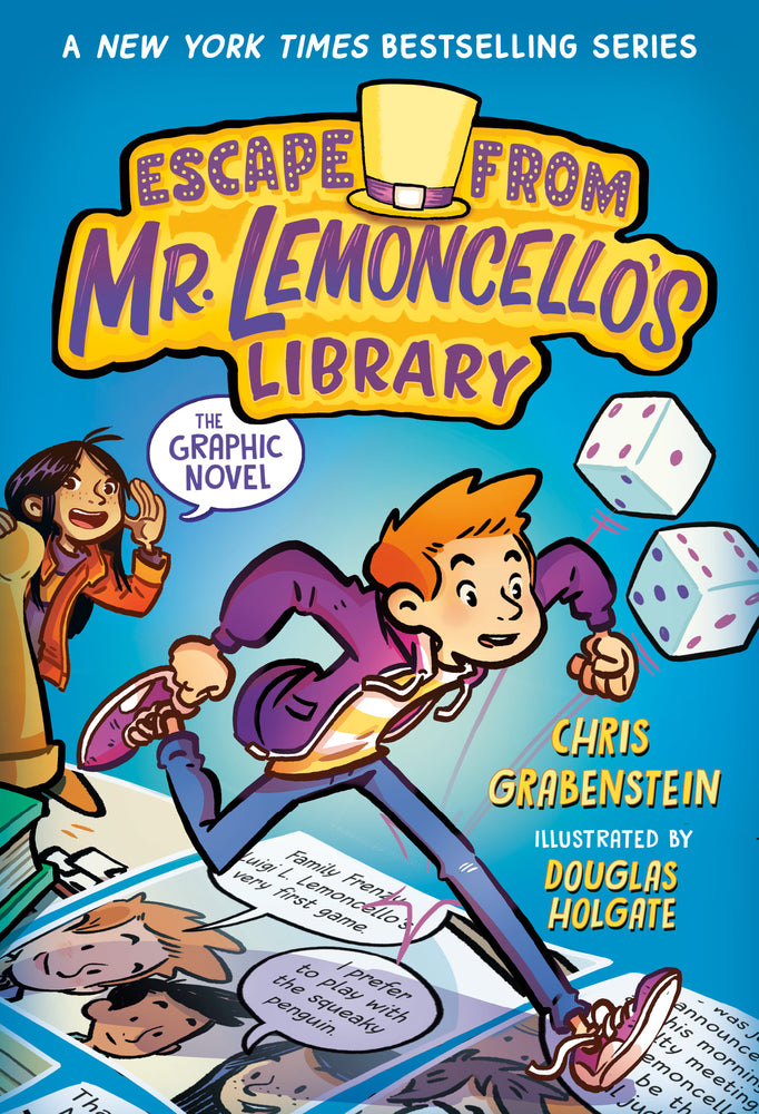 Book cover for Escape from Mr. Lemoncello's Library: The Graphic Novel