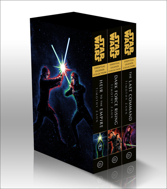 Book cover for The Thrawn Trilogy Boxed Set: Star Wars Legends: Heir to the Empire, Dark Force Rising, the Last Command