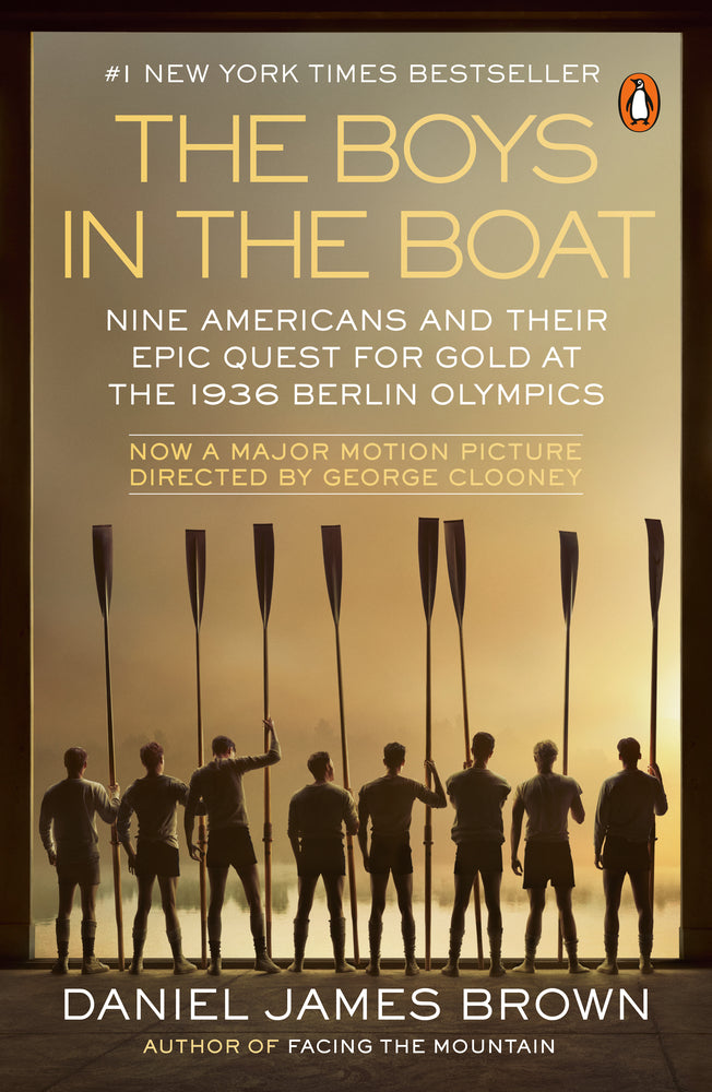 Book cover for The Boys in the Boat (Movie Tie-In): Nine Americans and Their Epic Quest for Gold at the 1936 Berlin Olympics