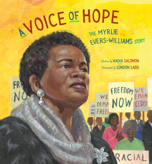 Book cover for Voice of Hope: The Myrlie Evers-Williams Story