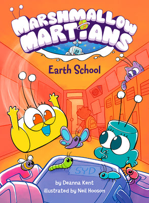 Book cover for Marshmallow Martians: Earth School: (A Graphic Novel)