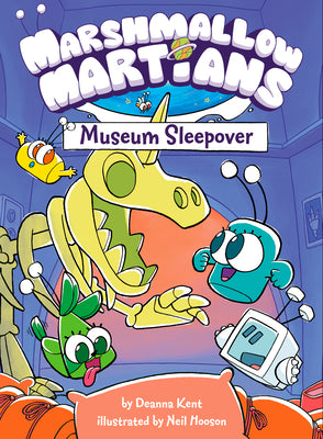 Book cover for Marshmallow Martians: Museum Sleepover: (A Graphic Novel)