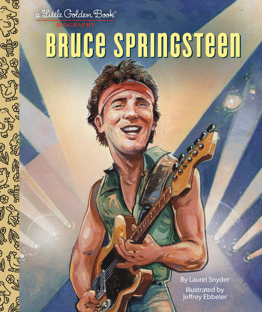 Book cover for Bruce Springsteen a Little Golden Book Biography