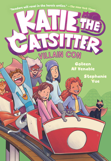 Book cover for Katie the Catsitter 5: Villain Con: (A Graphic Novel)