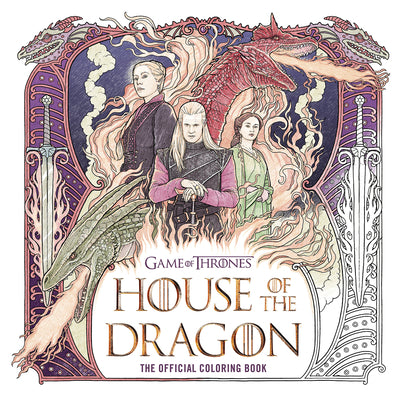 Book cover for House of the Dragon: The Official Coloring Book