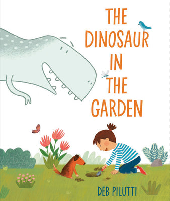 Book cover for The Dinosaur in the Garden