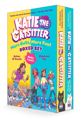 Book cover for Katie the Catsitter: More Cats, More Fun! Boxed Set (Books 1 and 2): (A Graphic Novel Boxed Set)