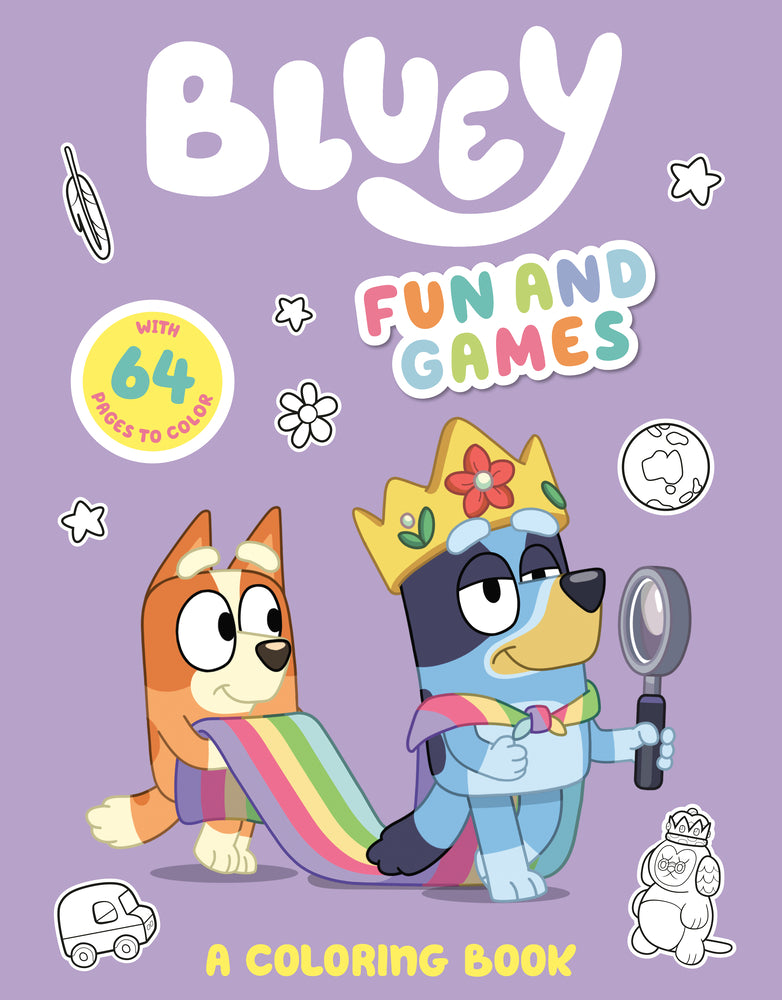 Book cover for Bluey: Fun and Games: A Coloring Book