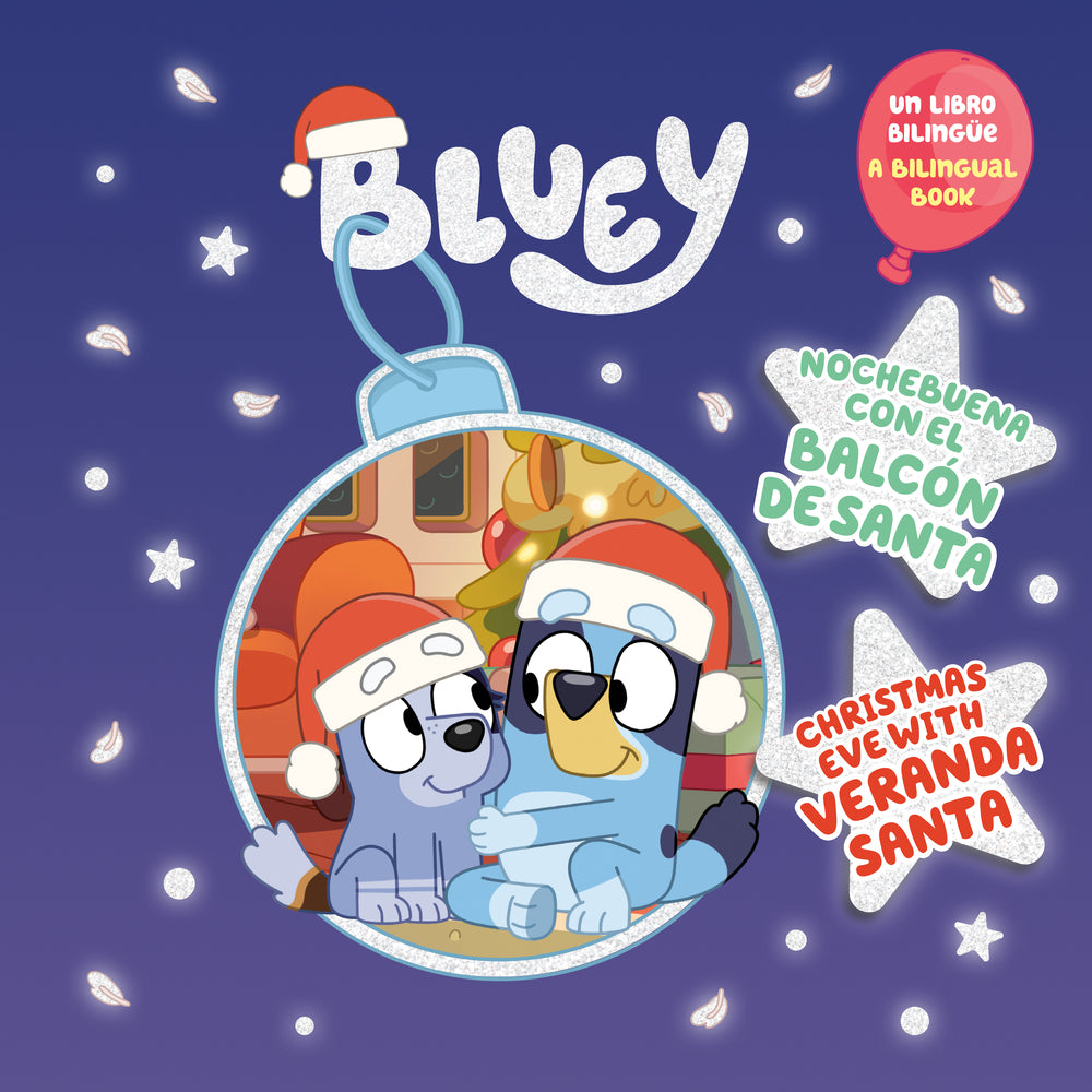 Book cover for Bluey: Nochebuena Con El Balcón de Santa