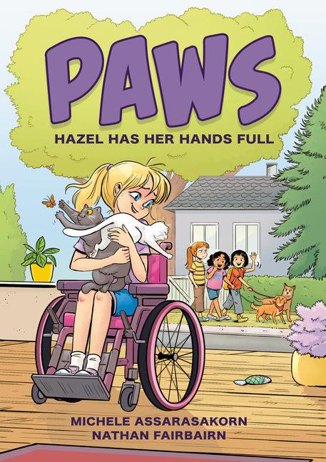 Book cover for Paws: Hazel Has Her Hands Full: A Graphic Novel
