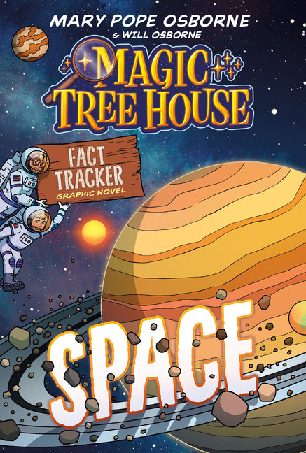 Book cover for Magic Tree House Fact Tracker Graphic Novel: Space