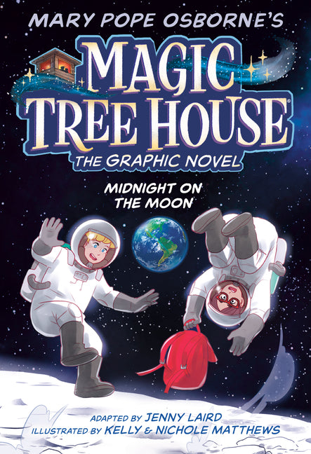 Book cover for Midnight on the Moon Graphic Novel