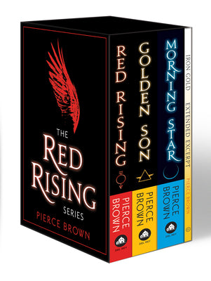 Book cover for Red Rising 3-Book Box Set: Red Rising, Golden Son, Morning Star, and an Exclusive Extended Excerpt of Iron Gold