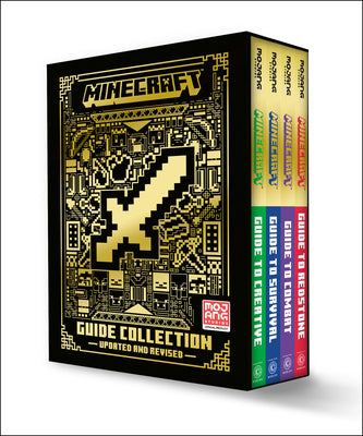 Book cover for Minecraft: Guide Collection 4-Book Boxed Set (Updated): Survival (Updated), Creative (Updated), Redstone (Updated), Combat
