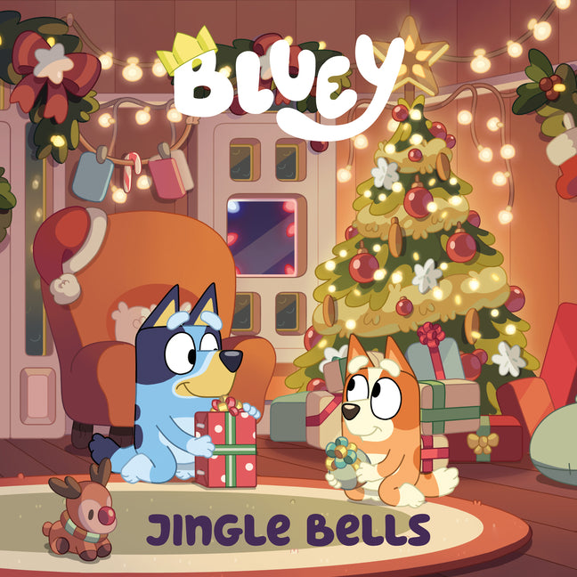 Book cover for Bluey: Jingle Bells: A Sing Along Book