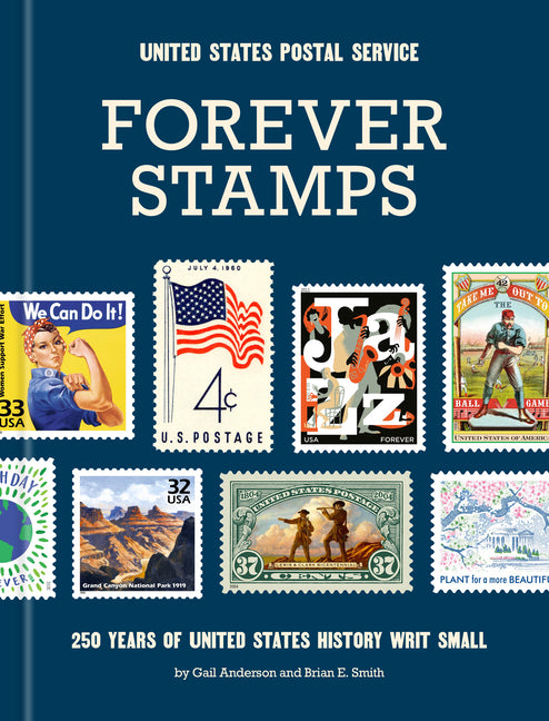 Book cover for Forever Stamps: 250 Years of United States History Writ Small