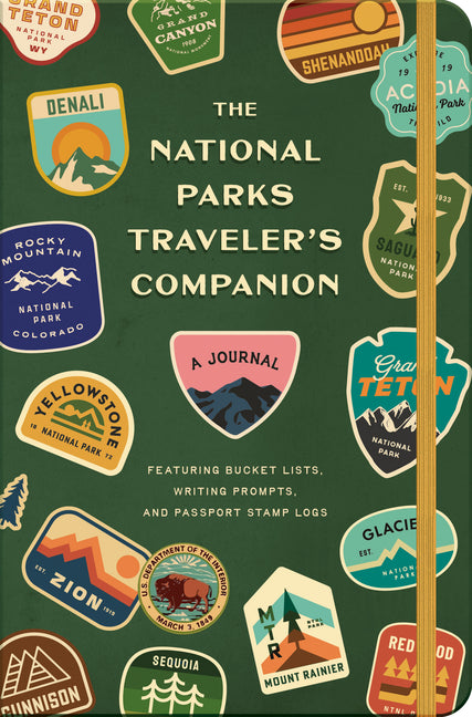 Book cover for National Parks Traveler's Companion: A Journal Featuring Bucket Lists, Writing Prompts, and Passport Stamp Logs