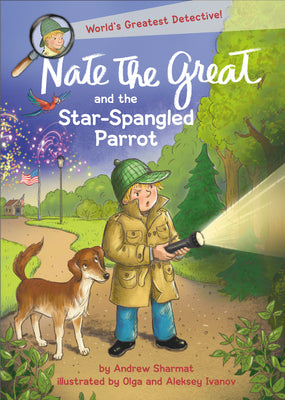 Book cover for Nate the Great and the Star-Spangled Parrot