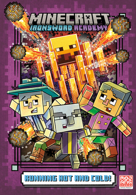 Book cover for Running Hot and Cold! (Minecraft Ironsword Academy #3)