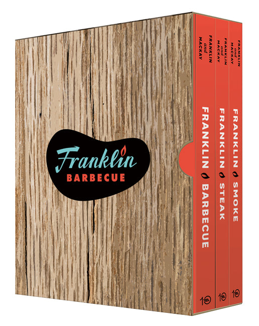 Book cover for Complete Franklin Barbecue Collection [Special Edition, Three-Book Boxed Set]: Franklin Barbecue, Franklin Steak, and Franklin Smoke