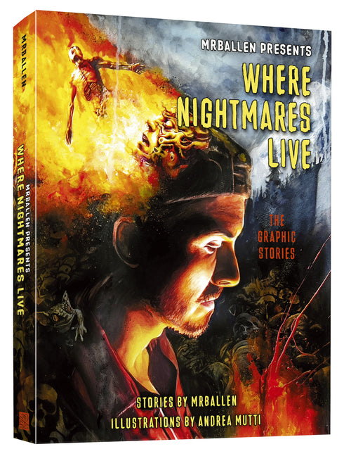 Book cover for Mrballen Presents: Where Nightmares Live: The Graphic Stories