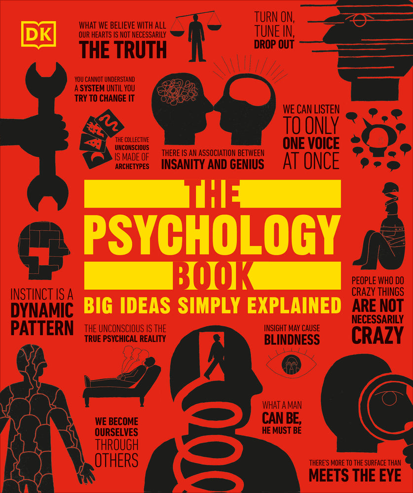 Book cover for The Psychology Book: Big Ideas Simply Explained