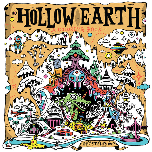 Book cover for Hollow Earth: A Coloring Book