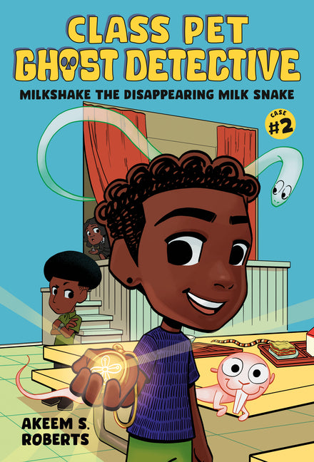 Book cover for Milkshake the Disappearing Milk Snake: A Graphic Novel