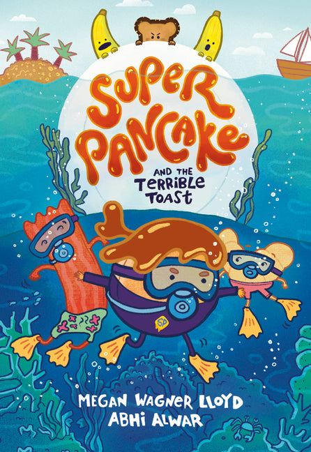 Book cover for Super Pancake and the Terrible Toast: (A Graphic Novel)