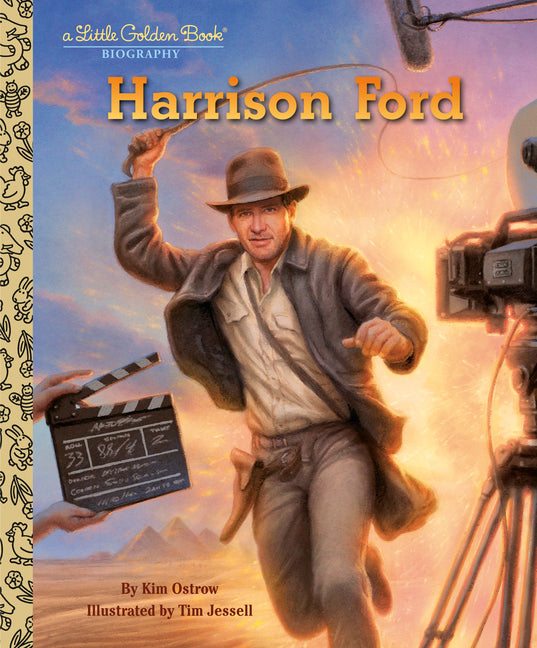 Book cover for Harrison Ford: A Little Golden Book Biography