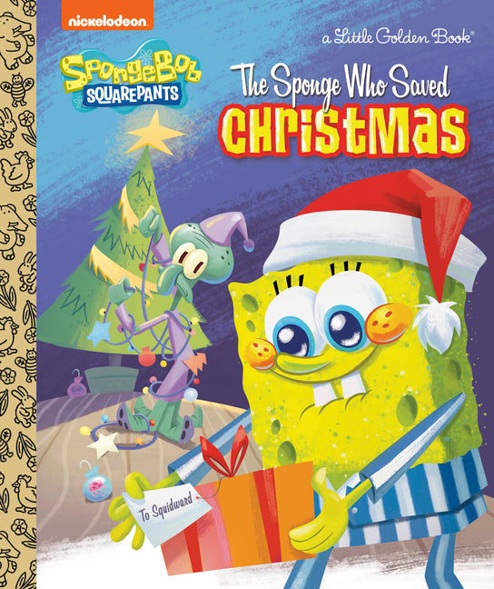 Book cover for Sponge Who Saved Christmas (Spongebob Squarepants)