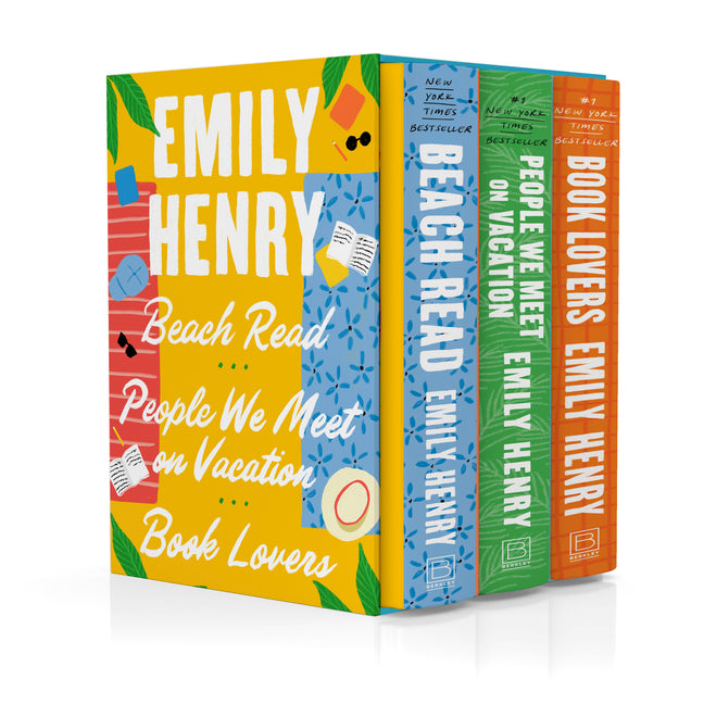 Book cover for Emily Henry 3-Book Boxed Set: Beach Read, People We Meet on Vacation, and Book Lovers