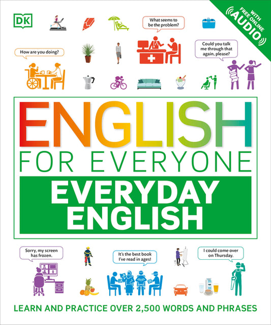 Book cover for English for Everyone Everyday English: Learn and Practice Over 1,500 Words and Phrases