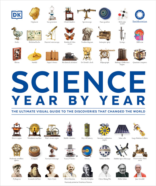 Book cover for Science Year by Year: The Ultimate Visual Guide to the Discoveries That Changed the World