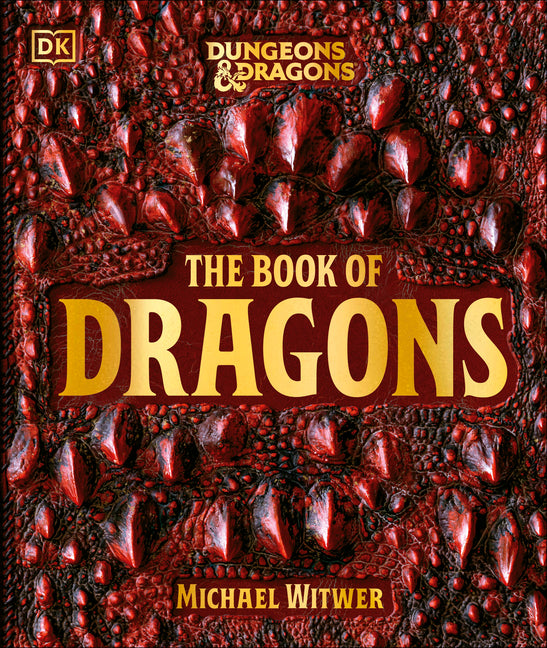 Book cover for Dungeons and Dragons the Book of Dragons