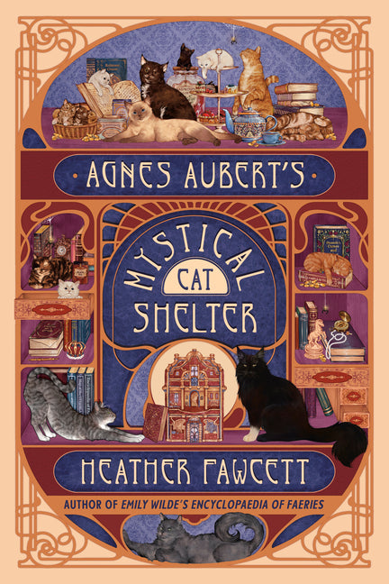 Book cover for Agnes Aubert's Mystical Cat Shelter