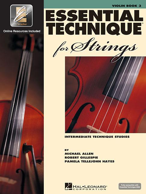 Book cover for Essential Technique for Strings with Eei: Violin (Book/Media Online)
