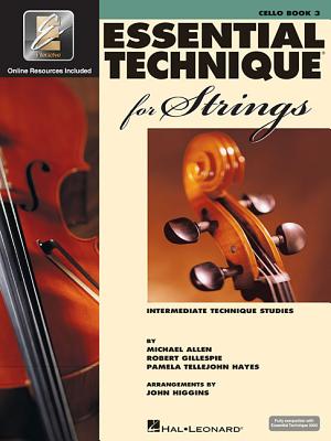 Book cover for Essential Technique for Strings with Eei - Cello (Book/Online Audio)