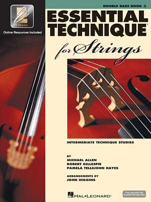 Book cover for Essential Technique for Strings with Eei - Double Bass (Book/Online Audio)