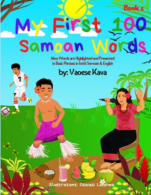 Book cover for My First 100 Samoan Words Book 1