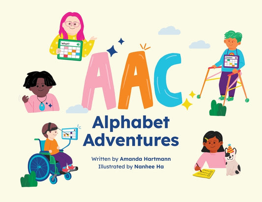 Book cover for AAC Alphabet Adventures